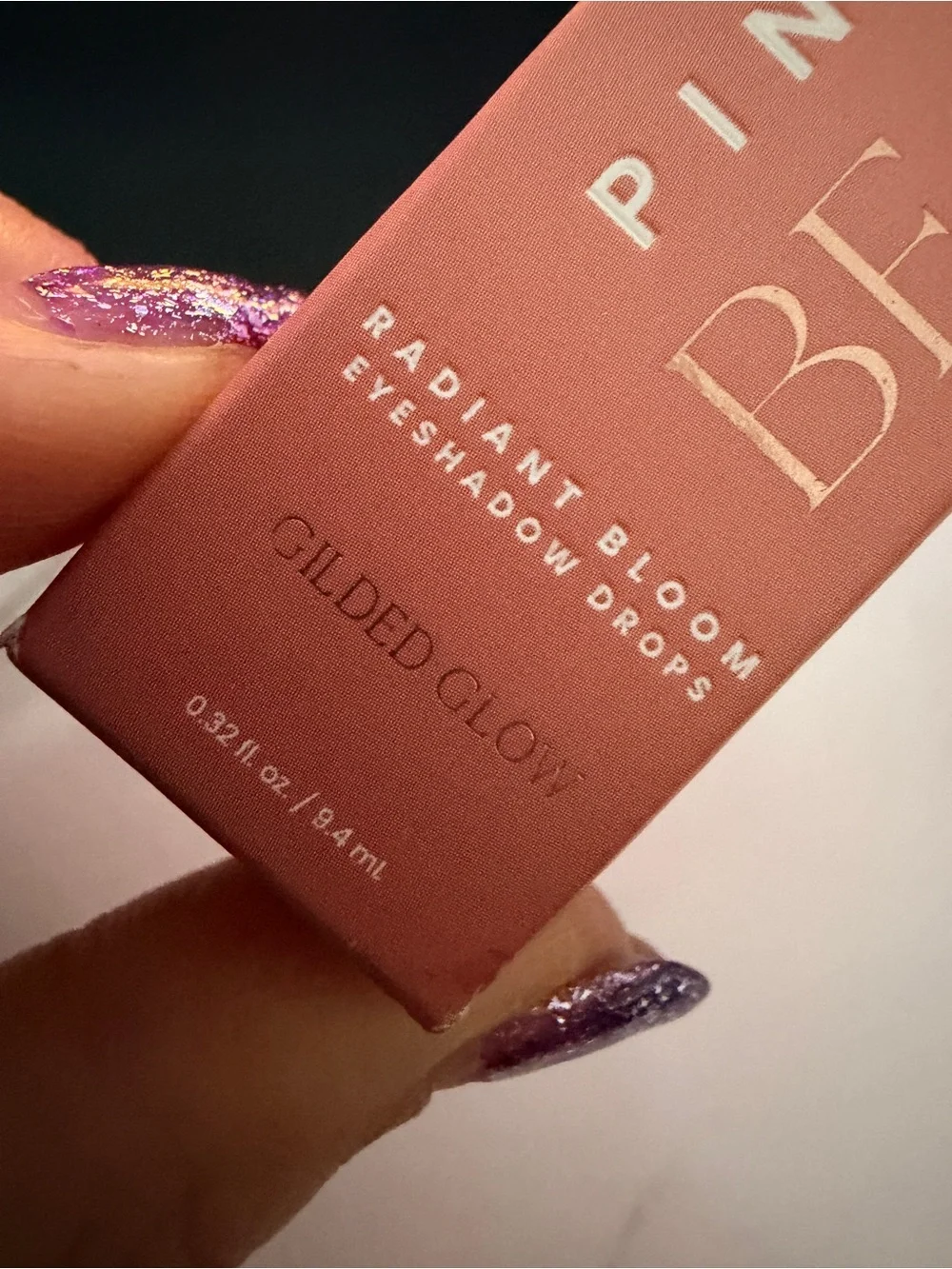 Pink Lily Beauty Radiant Bloom Eyeshadow Drops Gilded Glow